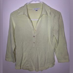 Light mint green button up shirt